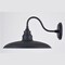 Vaxcel Tucson 1 Light Integrated LED Black and White Farmhouse Outdoor Wall Lantern Metal Shade T0679 - alternate 7